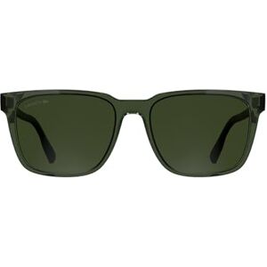 August Lacoste Men's Sunglasses L6077S Transparent Green with Solid Khaky Lens August Lacoste Men's Sunglasses L6077S Transparent Green with Solid Khaky Lens