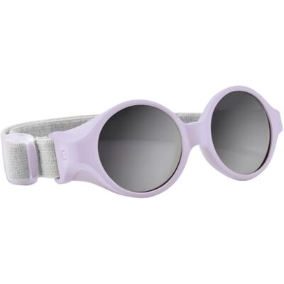 Béaba , Dziecięce okulary przeciwsłoneczne 0-9 miesięcy, 100% ochrona UV KAT 4, ochrona boczna, optymalny komfort, regulowana elastyczna opaska, kolekcja Glee, Lila Béaba , Dziecięce okulary przeciwsłoneczne 0-9 miesięcy, 100% ochrona UV KAT 4, ochrona boczna, optymalny komfort, regulowana elastyczna opaska, kolekcja Glee, Lila