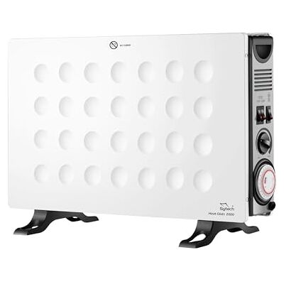 Sytech Grzejnik elektryczny konwektor, Turbo, Timer, 2000w, Biały Sytech Grzejnik elektryczny konwektor, Turbo, Timer, 2000w, Biały