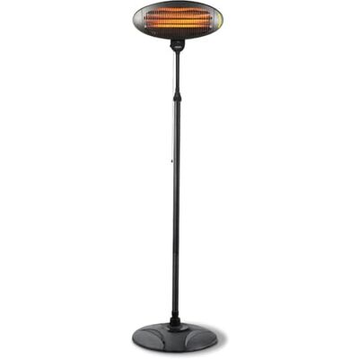 Avilia Pionowy grzejnik tarasowy z 3 stopniami ogrzewania, regulowana wysokość 130 – 200 cm, głowica przechylana pod kątem 45°, ogrzewanie elektryczne o niskim zużyciu energii na zewnątrz Avilia Pionowy grzejnik tarasowy z 3 stopniami ogrzewania, regulowana wysokość 130 – 200 cm, głowica przechylana pod kątem 45°, ogrzewanie elektryczne o niskim zużyciu energii na zewnątrz