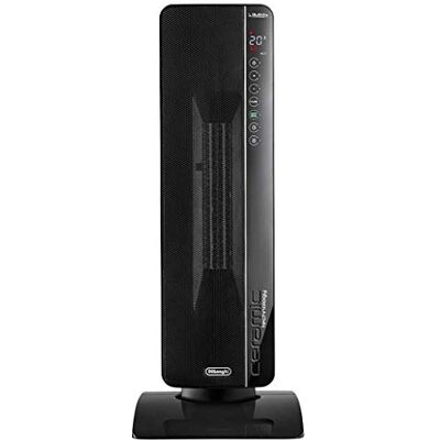 DeLonghi Grzejnik ceramiczny TCH8993ER.BC, ceramiczny termowentylator z 3 stopniami ogrzewania do pomieszczeń do 70 m³, technologia Silent, obrotowa podstawa, timer 24 h, funkcja ochrony przed DeLonghi Grzejnik ceramiczny TCH8993ER.BC, ceramiczny termowentylator z 3 stopniami ogrzewania do pomieszczeń do 70 m³, technologia Silent, obrotowa podstawa, timer 24 h, funkcja ochrony przed