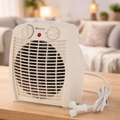 M mimotec Biały komfortowy grzejnik elektryczny Mimotec 2000 W, przenośne ogrzewanie podłogowe, podwójna moc 1000/2000 W, niski poziom hałasu <53 dB, IP20, do pomieszczeń do 20 m132 M mimotec Biały komfortowy grzejnik elektryczny Mimotec 2000 W, przenośne ogrzewanie podłogowe, podwójna moc 1000/2000 W, niski poziom hałasu <53 dB, IP20, do pomieszczeń do 20 m132