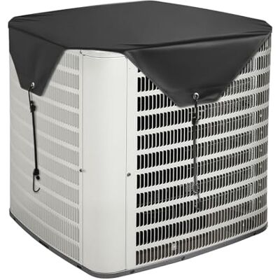 VEVOR Zewnętrzna osłona klimatyzacji 71 x 71 cm, pokrowiec ochronny na odłamki do klimatyzacji, tkanina poliestrowa z podszewką PVC, uniwersalny rozmiar VEVOR Zewnętrzna osłona klimatyzacji 71 x 71 cm, pokrowiec ochronny na odłamki do klimatyzacji, tkanina poliestrowa z podszewką PVC, uniwersalny rozmiar