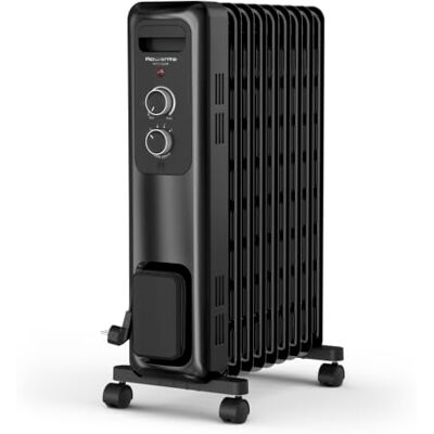 Rowenta Intensium Ultra, Grzejnik olejowy elektryczny, wydajny i cichy, ulepszone bezpieczeństwo, 2000 W, BU2420E0 Rowenta Intensium Ultra, Grzejnik olejowy elektryczny, wydajny i cichy, ulepszone bezpieczeństwo, 2000 W, BU2420E0