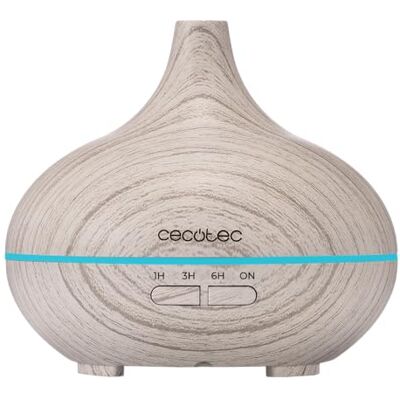 Cecotec Ultradźwiękowy nawilżacz powietrza z dyfuzorem zapachowym Pure Aroma 300 Yang White. Zbiornik do 300 ml, 7 kolorów regulowanych diod LED, 10h timer, ultra cichy, funkcja aromaterapii Cecotec Ultradźwiękowy nawilżacz powietrza z dyfuzorem zapachowym Pure Aroma 300 Yang White. Zbiornik do 300 ml, 7 kolorów regulowanych diod LED, 10h timer, ultra cichy, funkcja aromaterapii