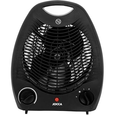 Jocca Elektryczny grzejnik 2000W Funkcja ogrzewania i wentylatora 2 prędkości dla funkcji ciepła Uchwyt do przenoszenia Jocca Elektryczny grzejnik 2000W Funkcja ogrzewania i wentylatora 2 prędkości dla funkcji ciepła Uchwyt do przenoszenia