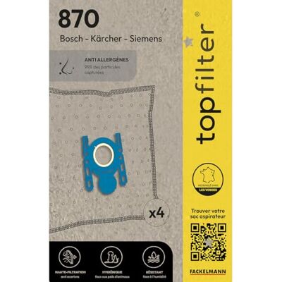 Topfilter Top Filter 64870 worki do odkurzacza, włóknina, 30 x 26 x 0,1 cm Topfilter Top Filter 64870 worki do odkurzacza, włóknina, 30 x 26 x 0,1 cm