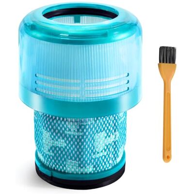 Cheerhom Filtr do Dyson V11, V15, SV14, SV17, SV22, 1 sztuka Hepa, 2 zamienniki próżniowe, filtr Torque Drive do odkurzacza Dyson Cheerhom Filtr do Dyson V11, V15, SV14, SV17, SV22, 1 sztuka Hepa, 2 zamienniki próżniowe, filtr Torque Drive do odkurzacza Dyson