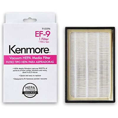 Kenmore 53296 HEPA Media filtr wydechowy do odkurzacza EF-9 Kenmore 53296 HEPA Media filtr wydechowy do odkurzacza EF-9