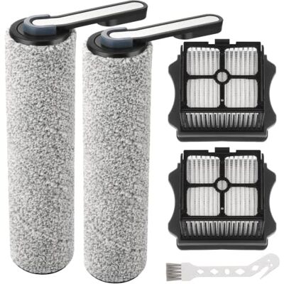 MXZONE Szczotka rolkowa S5 i filtr odkurzacza HEPA zamiennik do Tineco Floor ONE S5 / S5 Pro / S5 Pro 2 / S5 Blue części zamienne do bezprzewodowego odkurzacza na mokro i sucho zawierają 2 filtry HEPA, 2 MXZONE Szczotka rolkowa S5 i filtr odkurzacza HEPA zamiennik do Tineco Floor ONE S5 / S5 Pro / S5 Pro 2 / S5 Blue części zamienne do bezprzewodowego odkurzacza na mokro i sucho zawierają 2 filtry HEPA, 2