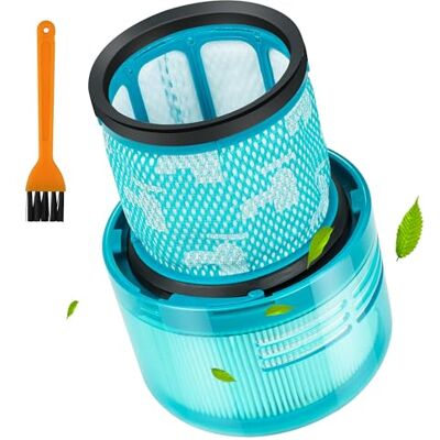 Elalove Filtr HEPA ze szczotką do odkurzacza V11 i V15 – filtr zamienny do Dyson V11 V15 SV14 SV17 SV22 Detect Animal Absolute Extra Pro Elalove Filtr HEPA ze szczotką do odkurzacza V11 i V15 – filtr zamienny do Dyson V11 V15 SV14 SV17 SV22 Detect Animal Absolute Extra Pro