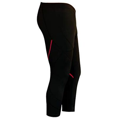 IURRN00705 IZAS legginsy 3/4 Argus Unisex czarny/czerwony XS IURRN00705 IZAS legginsy 3/4 Argus Unisex czarny/czerwony XS