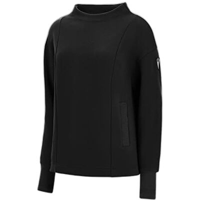 38030179 Macron Damska bluza Athleisure Fcc Dudinka Crater Neck Blk Wmn, czarna, L, Czarny, L 38030179 Macron Damska bluza Athleisure Fcc Dudinka Crater Neck Blk Wmn, czarna, L, Czarny, L