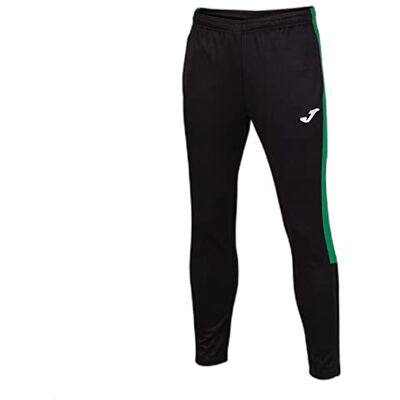 102752.104.6XS Joma Męskie długie spodnie Eco Championship spodnie sportowe, czarne/zielone, XXXXXXS 102752.104.6XS Joma Męskie długie spodnie Eco Championship spodnie sportowe, czarne/zielone, XXXXXXS