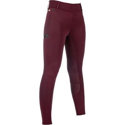 14885 HKM Livigno Silikon-Pełen lej Legginsy jeździeckie dla damskie bordeaux 42 14885 HKM Livigno Silikon-Pełen lej Legginsy jeździeckie dla damskie bordeaux 42