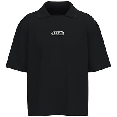 6361 JAKO Koszulka polo unisex Wardrobe, czarna, S 6361 JAKO Koszulka polo unisex Wardrobe, czarna, S