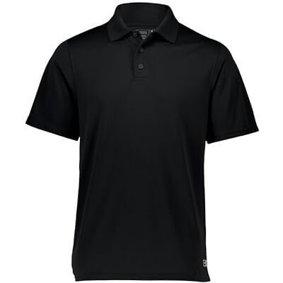 7EPTUM0-BLK-4XL Russell Athletic Męska koszulka polo Dri-Power Performance Golf, Czarny, 4XL 7EPTUM0-BLK-4XL Russell Athletic Męska koszulka polo Dri-Power Performance Golf, Czarny, 4XL
