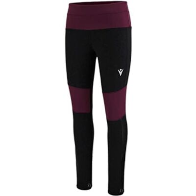38030182 Macron Damskie legginsy Athleisure Fcc Chur Stretch BLK/PRP damskie, czarne, XS, Czarny, XS 38030182 Macron Damskie legginsy Athleisure Fcc Chur Stretch BLK/PRP damskie, czarne, XS, Czarny, XS