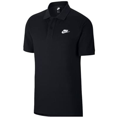 0208NZ-010 NIKE Męska koszulka polo czarna 0208NZ-010 NIKE Męska koszulka polo czarna