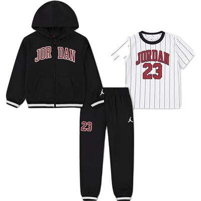 Nike Jdn MJ Jersey FZ Ft Set 023 Black 2-3T Nike Jdn MJ Jersey FZ Ft Set 023 Black 2-3T
