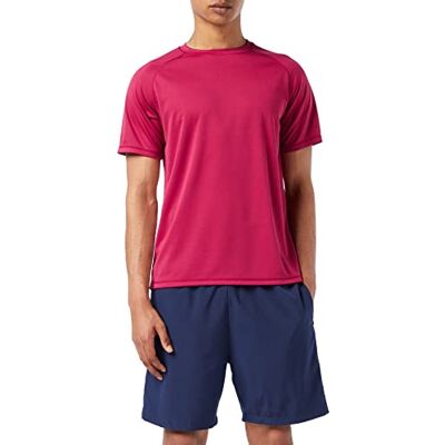 T-Shirt Uomo MEETYOO T-shirt męski, krótki rękaw, koszulka sportowa, bieganie, fitness, Rosso, S T-Shirt Uomo MEETYOO T-shirt męski, krótki rękaw, koszulka sportowa, bieganie, fitness, Rosso, S
