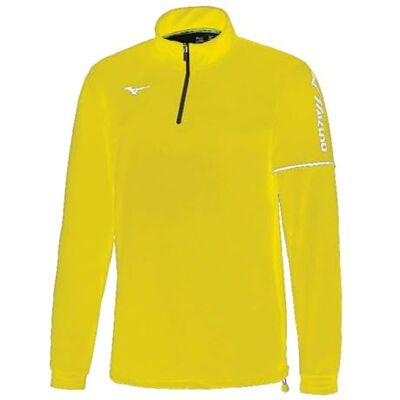 P2EC7640 Mizuno Sendai bluza treningowa, uniseks, Żółty Fluo, 4XL P2EC7640 Mizuno Sendai bluza treningowa, uniseks, Żółty Fluo, 4XL