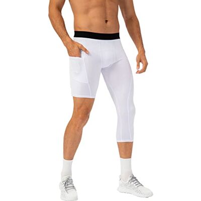 20VCIT502L030201 EULLA Legginsy Męskie, Biały, S 20VCIT502L030201 EULLA Legginsy Męskie, Biały, S