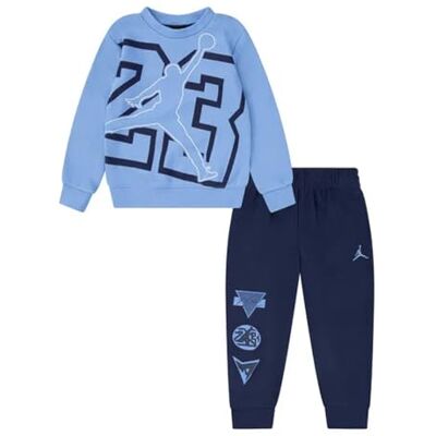 Nike Jordan Tuta Azzurro da Bambino 85D547-U90 Nike Jordan Tuta Azzurro da Bambino 85D547-U90