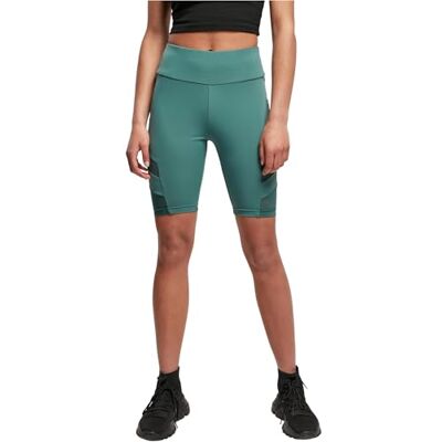 TB4354 Urban Classics Męskie szorty Ladies High Waist Tech Mesh Cycle, Paleleaf, M TB4354 Urban Classics Męskie szorty Ladies High Waist Tech Mesh Cycle, Paleleaf, M