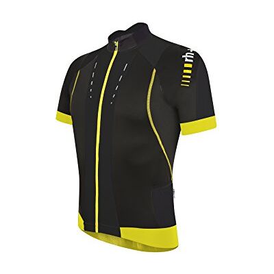 ECU0245917XL_917_XL zero rh+ Męska koszulka rowerowa Phantom Jersey FZ, Black/Acid Yellow, XL ECU0245917XL_917_XL zero rh+ Męska koszulka rowerowa Phantom Jersey FZ, Black/Acid Yellow, XL
