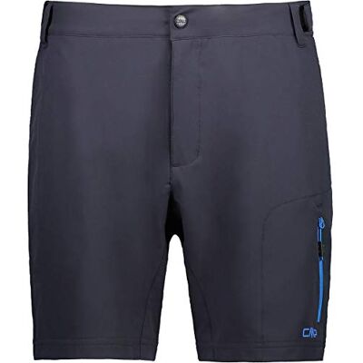 30C5967-U423-EU 50 CMP Męskie spodenki bermudy Free Bike Shorts z wewnętrzną siateczką, szary, 50 30C5967-U423-EU 50 CMP Męskie spodenki bermudy Free Bike Shorts z wewnętrzną siateczką, szary, 50