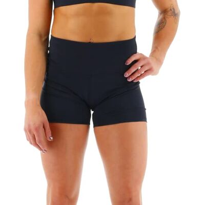 FTFHSS3A TYR Damskie szorty High Rise Athletic Workout 10,2 cm, czarne, L, czarny, L FTFHSS3A TYR Damskie szorty High Rise Athletic Workout 10,2 cm, czarne, L, czarny, L