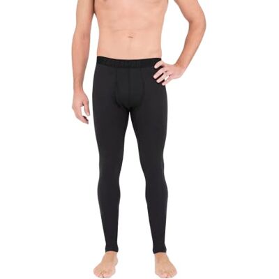 W7541-010-Black-M -010-Medium /32"-34" Terramar Męskie spodnie termiczne Climasense 4-kierunkowe stretch szczotkowane spodnie, czarne, średnie W7541-010-Black-M -010-Medium /32"-34" Terramar Męskie spodnie termiczne Climasense 4-kierunkowe stretch szczotkowane spodnie, czarne, średnie