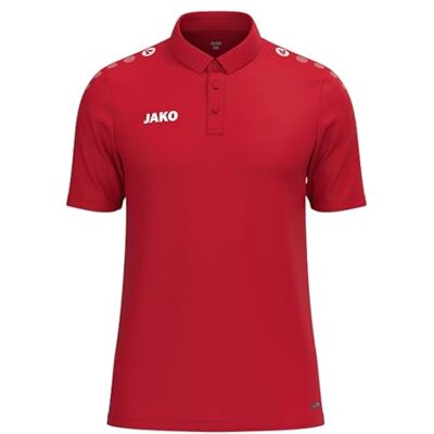6300 JAKO Unisex koszulka polo One, czerwona, M 6300 JAKO Unisex koszulka polo One, czerwona, M