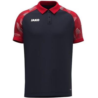 6326 JAKO Koszulka polo Sonic, granatowa/czerwona, S 6326 JAKO Koszulka polo Sonic, granatowa/czerwona, S