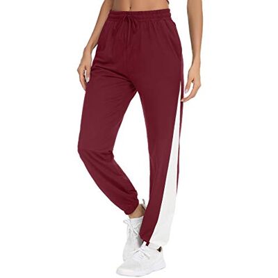AMB01100_WR_S Doaraha Spodnie sportowe damskie Bawełna Oddychające długie elastyczne spodnie dresowe z bocznymi kieszeniami na siłownię Sportową Fitness Running S-XL AMB01100_WR_S Doaraha Spodnie sportowe damskie Bawełna Oddychające długie elastyczne spodnie dresowe z bocznymi kieszeniami na siłownię Sportową Fitness Running S-XL