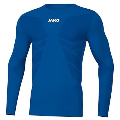 6455 JAKO Męska koszulka funkcyjna z długim rękawem Comfort 2.0, wygodna bielizna sportowa, bezszwowa i bodyfit, męska koszulka do biegania z długim rękawem z miękkim uchwytem 6455 JAKO Męska koszulka funkcyjna z długim rękawem Comfort 2.0, wygodna bielizna sportowa, bezszwowa i bodyfit, męska koszulka do biegania z długim rękawem z miękkim uchwytem