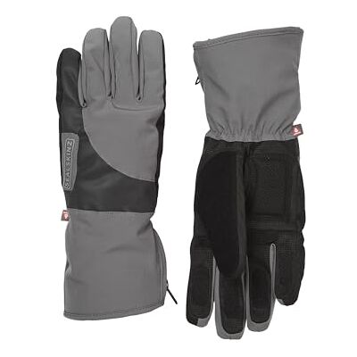 12124069000030 SEALSKINZ Marsham Wodoodporna odblaskowa rękawica rowerowa, szara, L, szary, L 12124069000030 SEALSKINZ Marsham Wodoodporna odblaskowa rękawica rowerowa, szara, L, szary, L
