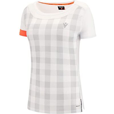 38030090 Macron Run Prime Scc Bridget T-Shirt Print Wht/Ncor SS Wmn Koszulka damska 38030090 Macron Run Prime Scc Bridget T-Shirt Print Wht/Ncor SS Wmn Koszulka damska