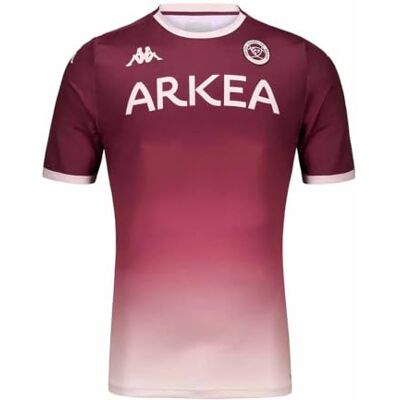 341S7UW KAPPA ABOUPRE PRO 8 UBB ACT JERSEY BROWN BORDEAUX/PINK ALMOND Rozmiar 3XL 341S7UW KAPPA ABOUPRE PRO 8 UBB ACT JERSEY BROWN BORDEAUX/PINK ALMOND Rozmiar 3XL