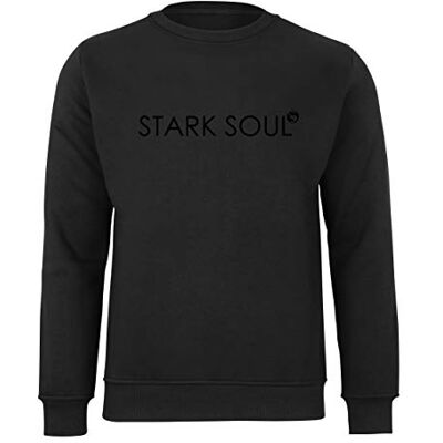 310-S.1 STARK SOUL Męska bluza French-Terry, okrągły dekolt, nadruk w odcieniu tonu, wewnątrz szorstkowana (czarna, szaro-melanżowa, granatowa), czarny, M 310-S.1 STARK SOUL Męska bluza French-Terry, okrągły dekolt, nadruk w odcieniu tonu, wewnątrz szorstkowana (czarna, szaro-melanżowa, granatowa), czarny, M