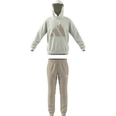 KSG46 adidas heren BIG LOGO FRENCH TERRY HOODED TRACKSUITS, off white, XXL KSG46 adidas heren BIG LOGO FRENCH TERRY HOODED TRACKSUITS, off white, XXL