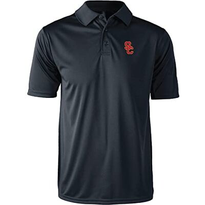 3150 Dunbrooke Apparel Męska koszulka polo USC Trojans Edge Anti-Snag, czarna, XL-5XL, Czarny, X-Large-5X-Large 3150 Dunbrooke Apparel Męska koszulka polo USC Trojans Edge Anti-Snag, czarna, XL-5XL, Czarny, X-Large-5X-Large