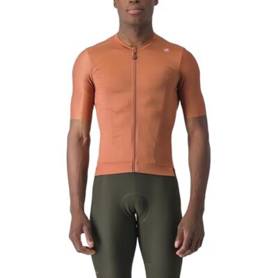 A4524007245-6 CASTELLI Espresso Jersey, męska/damska koszulka rowerowa, oddychająca i lekka, idealna na długie dystanse, Mocha/ciemny szary, XXL A4524007245-6 CASTELLI Espresso Jersey, męska/damska koszulka rowerowa, oddychająca i lekka, idealna na długie dystanse, Mocha/ciemny szary, XXL