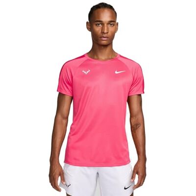 DV2887-629 Nike Koszulka z krótkim rękawem Rafa Mnk Df Challenger Top Ss, Aster Pink/White, , XS DV2887-629 Nike Koszulka z krótkim rękawem Rafa Mnk Df Challenger Top Ss, Aster Pink/White, , XS