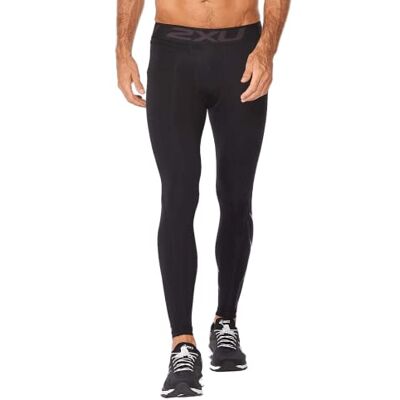 MA6552b-BLK/NRO-XL 2XU Męskie rajstopy kompresyjne z zapłonem do treningu i fitnessu, Black/Nero, XL MA6552b-BLK/NRO-XL 2XU Męskie rajstopy kompresyjne z zapłonem do treningu i fitnessu, Black/Nero, XL