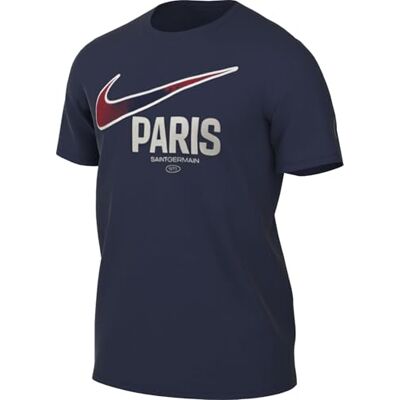 FV8555-410 Nike PSG koszulka PSG M Nk Swoosh Tee, Midnight Navy, , L FV8555-410 Nike PSG koszulka PSG M Nk Swoosh Tee, Midnight Navy, , L