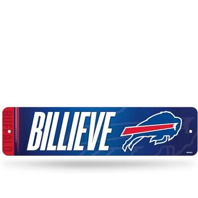 Rico Industries NFL Football Buffalo Bills Metal Street Sign 4" x 15" Home Décor Bedroom Office Man Cave Rico Industries NFL Football Buffalo Bills Metal Street Sign 4" x 15" Home Décor Bedroom Office Man Cave