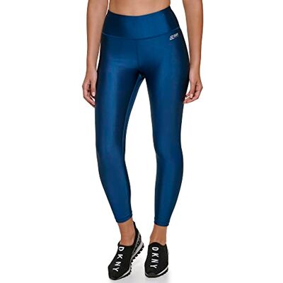 DP2P2782 DKNY Sport Women's Shine High Waist 7/8 Tight Leggins, Posejdon, rozmiar S, Poseidon, S DP2P2782 DKNY Sport Women's Shine High Waist 7/8 Tight Leggins, Posejdon, rozmiar S, Poseidon, S
