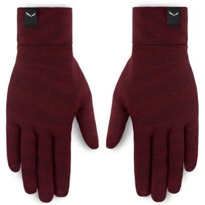 00-0000028514 Salewa Cristallo Merino damskie rękawiczki, czerwone, 8/L 00-0000028514 Salewa Cristallo Merino damskie rękawiczki, czerwone, 8/L
